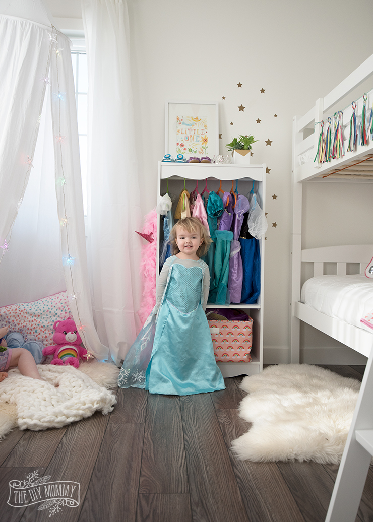 Modern Scandinavian Rainbow Toddler Bedroom Makeover