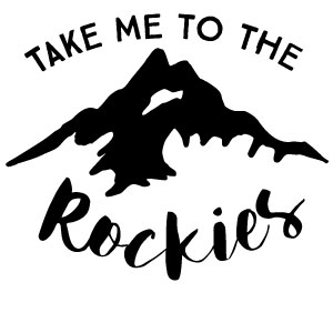 Take Me to the Rockies Camping Percolator Art - FREE SVG Cut File!
