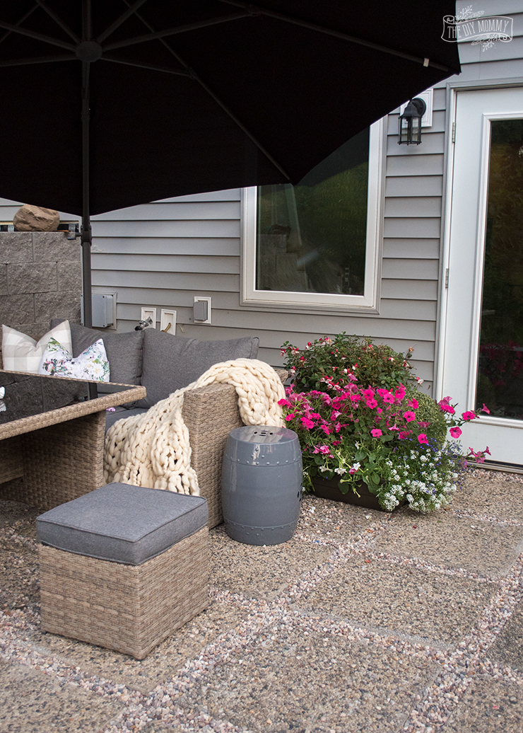 Modern French Country DIY Patio