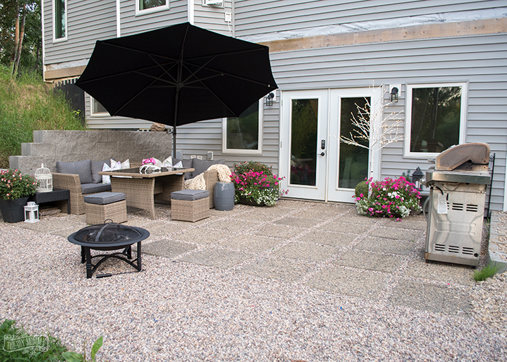 Modern French Country DIY Patio