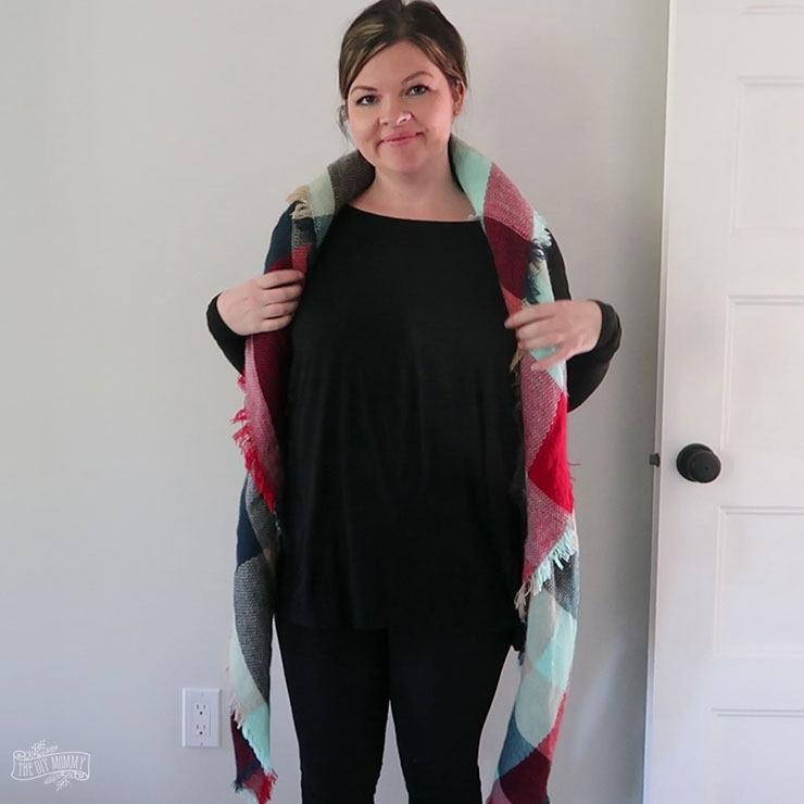 13 Ways to Wear a Blanket Scarf