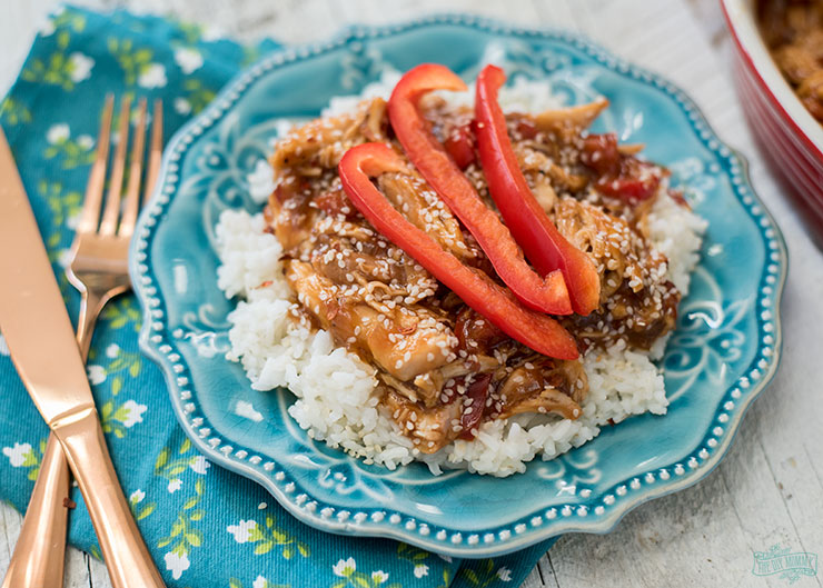 Slow Cooker Honey Garlic Chicken with Peppers Recipe