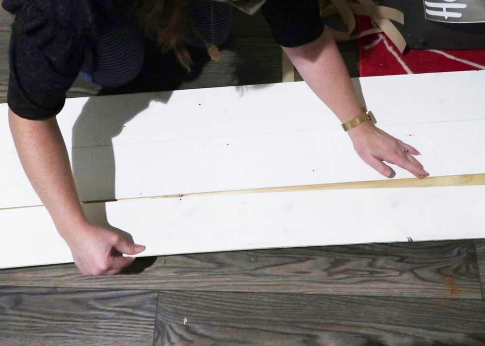 How to make a DIY rustic farmhouse wooden shiplap sign