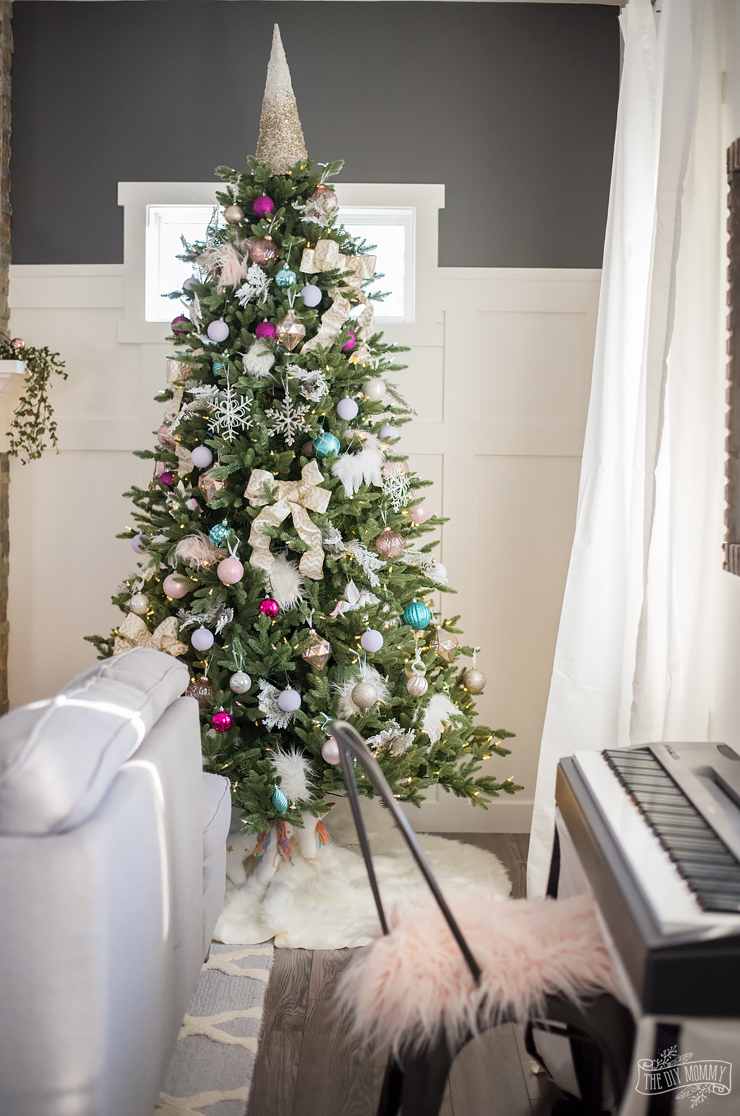 Unicorn Inspired Christmas Tree Decorating Idea