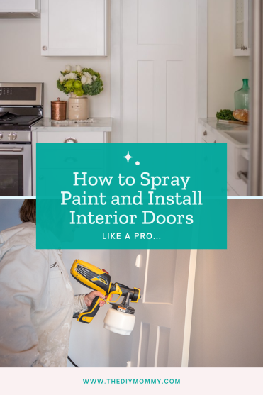 spray painting interior doors