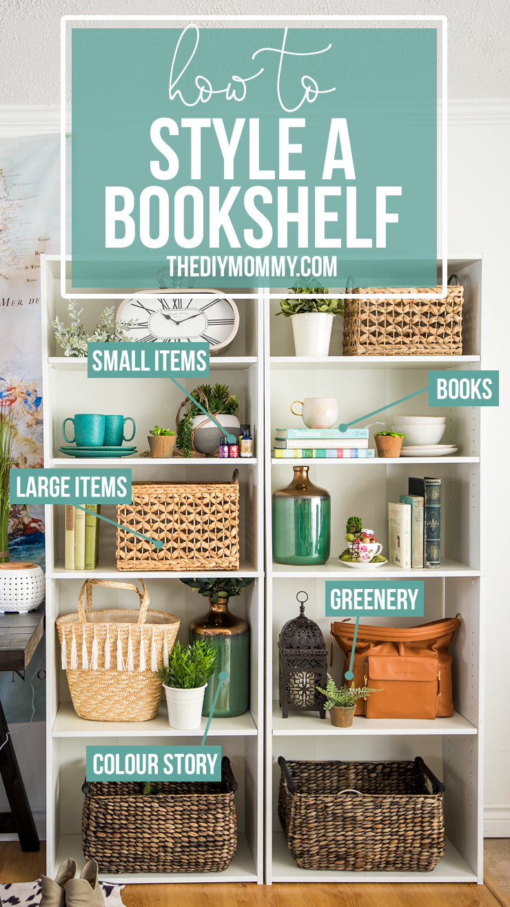 How to Style a Bookshelf - 5 Easy Tips