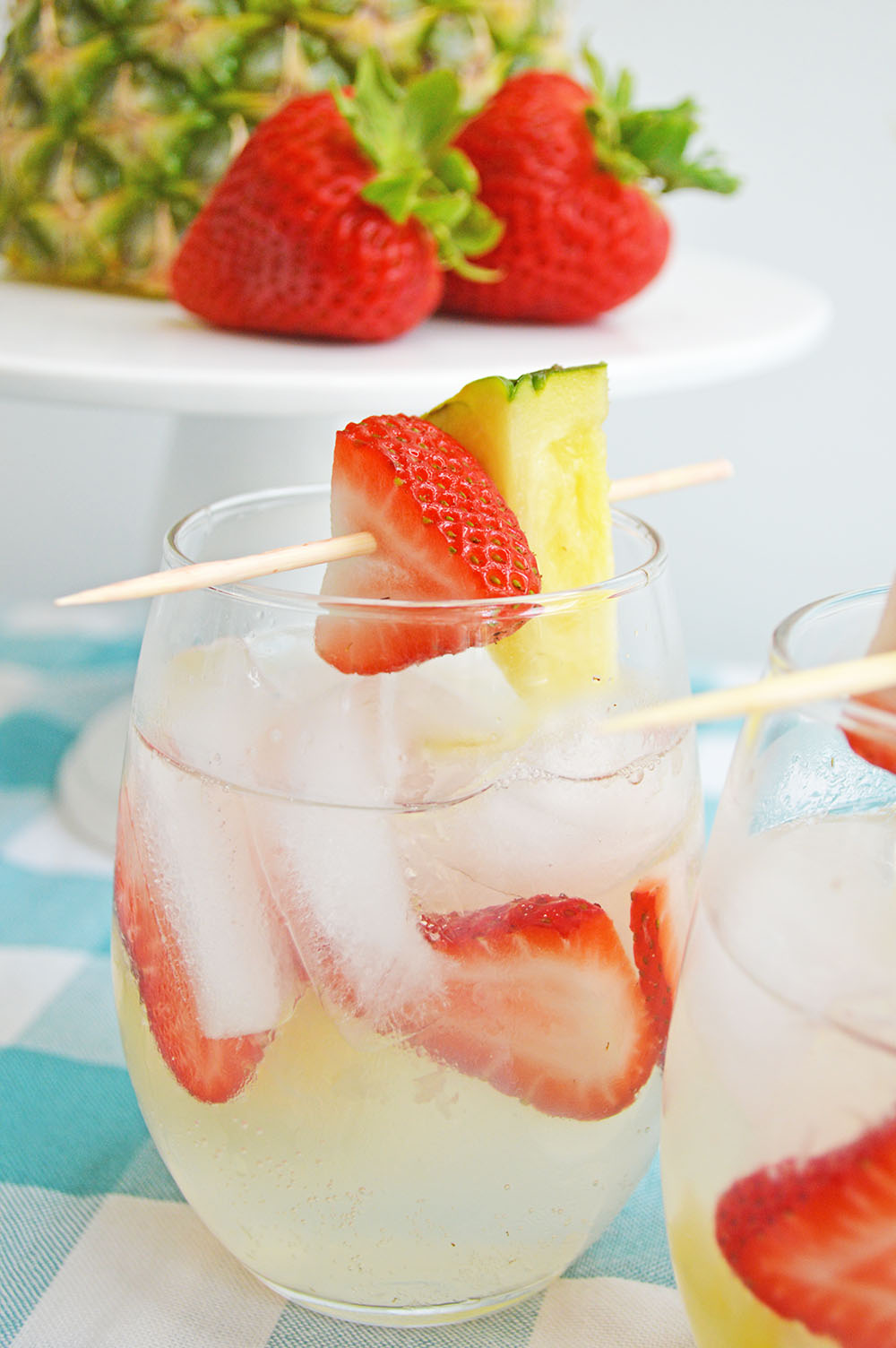 Strawberry pineapple sangria recipe for summer