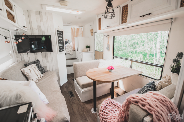 Renovated RV Tour | Our DIY Camper | The DIY Mommy
