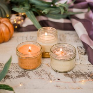 How to make beautiful scented soy candles for Fall