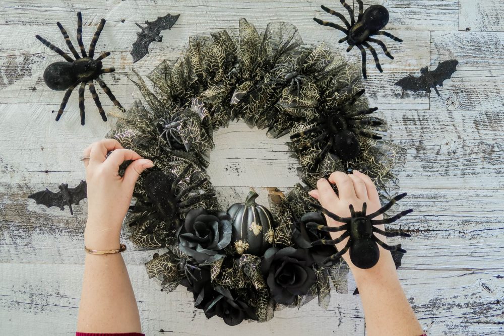 Spooky Glam Halloween Wreath