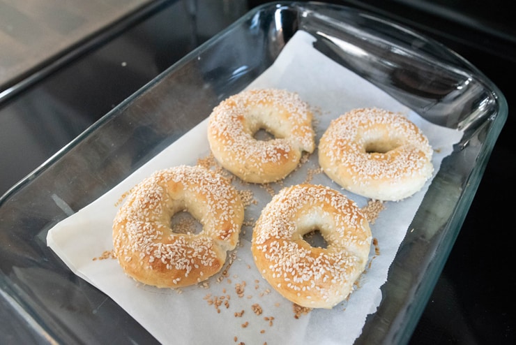 2 Ingredient Bagels - delicious, full of protein and Weight Watchers friendly