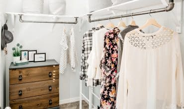 DIY Industrial Closet Makeover on a Budget