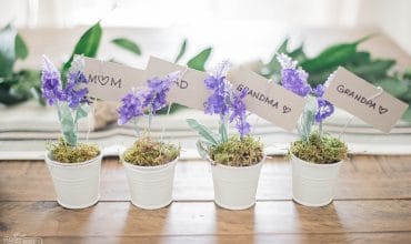 DIY Dollar Store Place Card Holder for Spring
