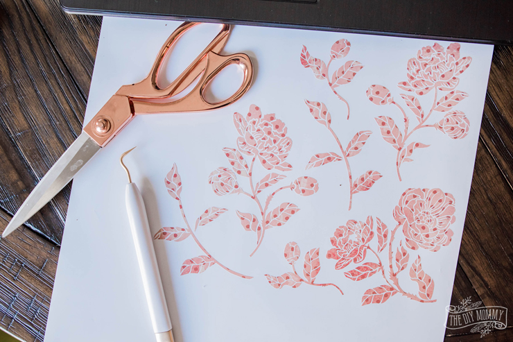 DIY Floral Laptop, Phone & Notebook Stickers with CricutDIY Floral Laptop, Phone & Notebook Stickers with Cricut