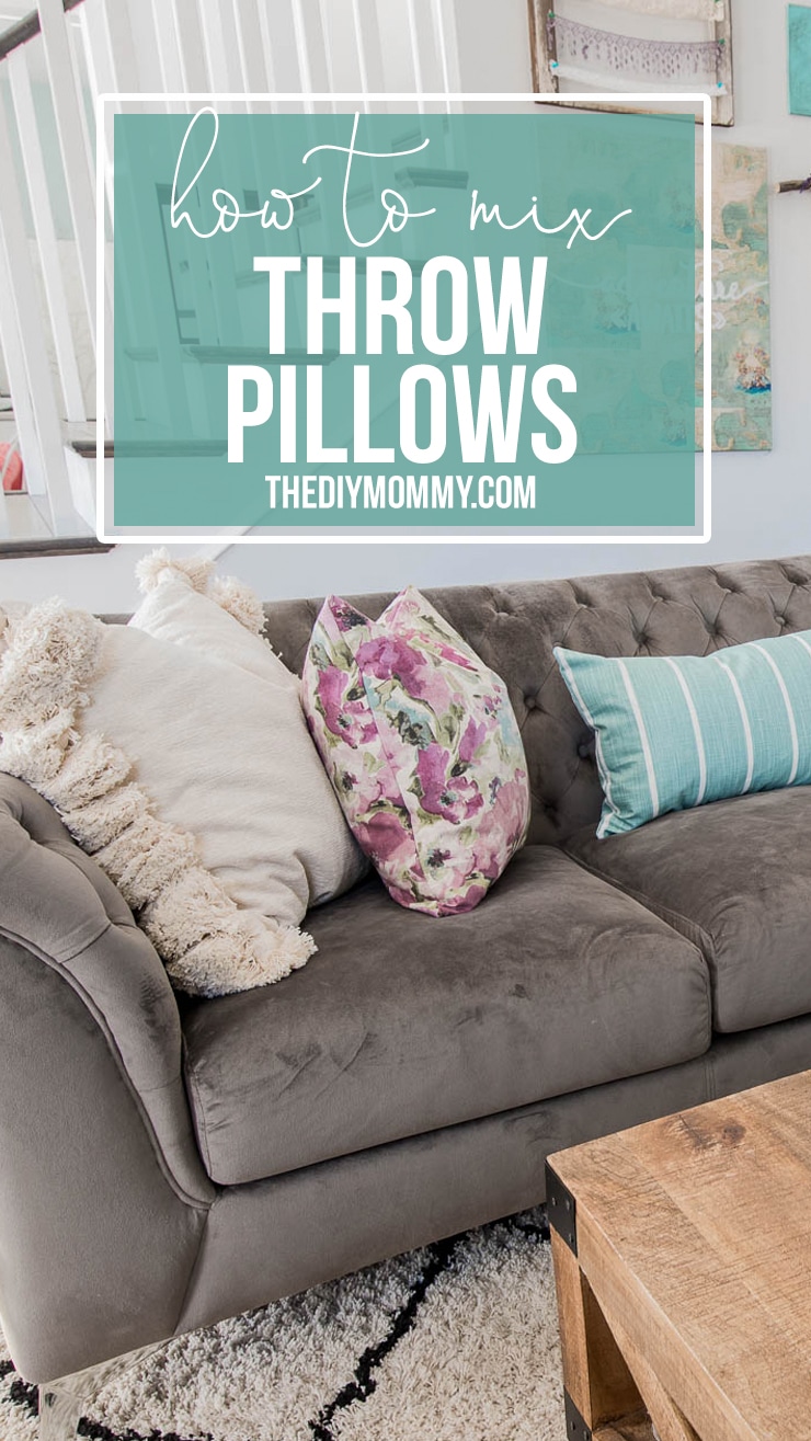 How to mix and match throw pillows