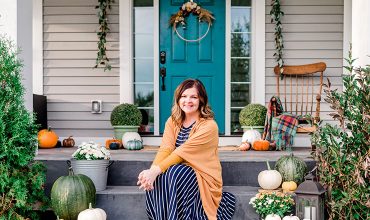 Colorful & budget friendly Fall home tour with tons of simple decorating ideas for Autumn