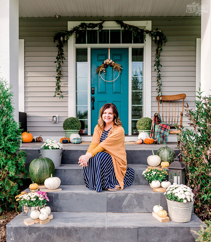 Colorful & budget friendly Fall home tour with tons of simple decorating ideas for Autumn