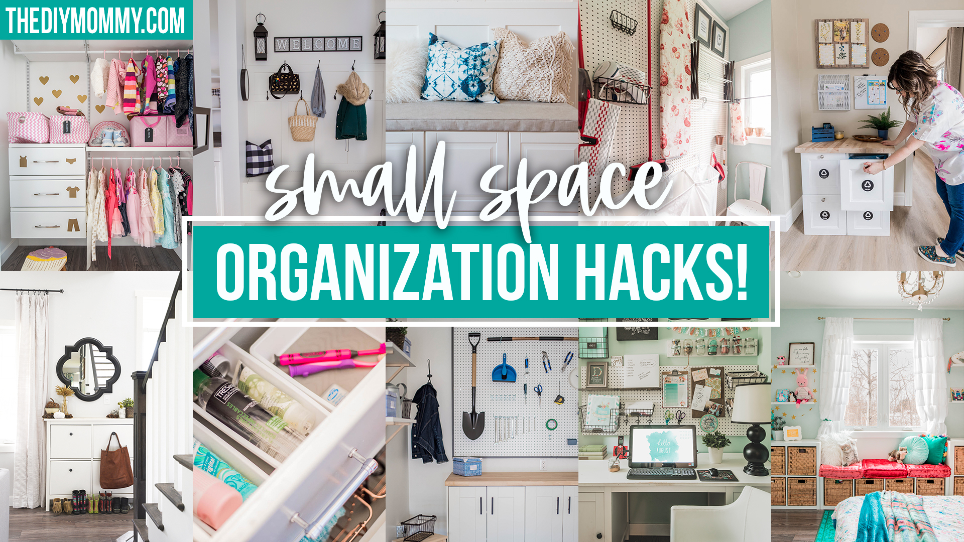 10 DIY Small Space Organization Hacks