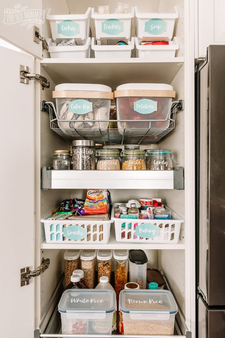Small Pantry Organization Ideas | The DIY Mommy