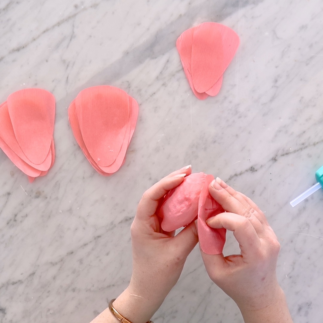 Learn how to make realistic crepe paper peonies with the Cricut Maker