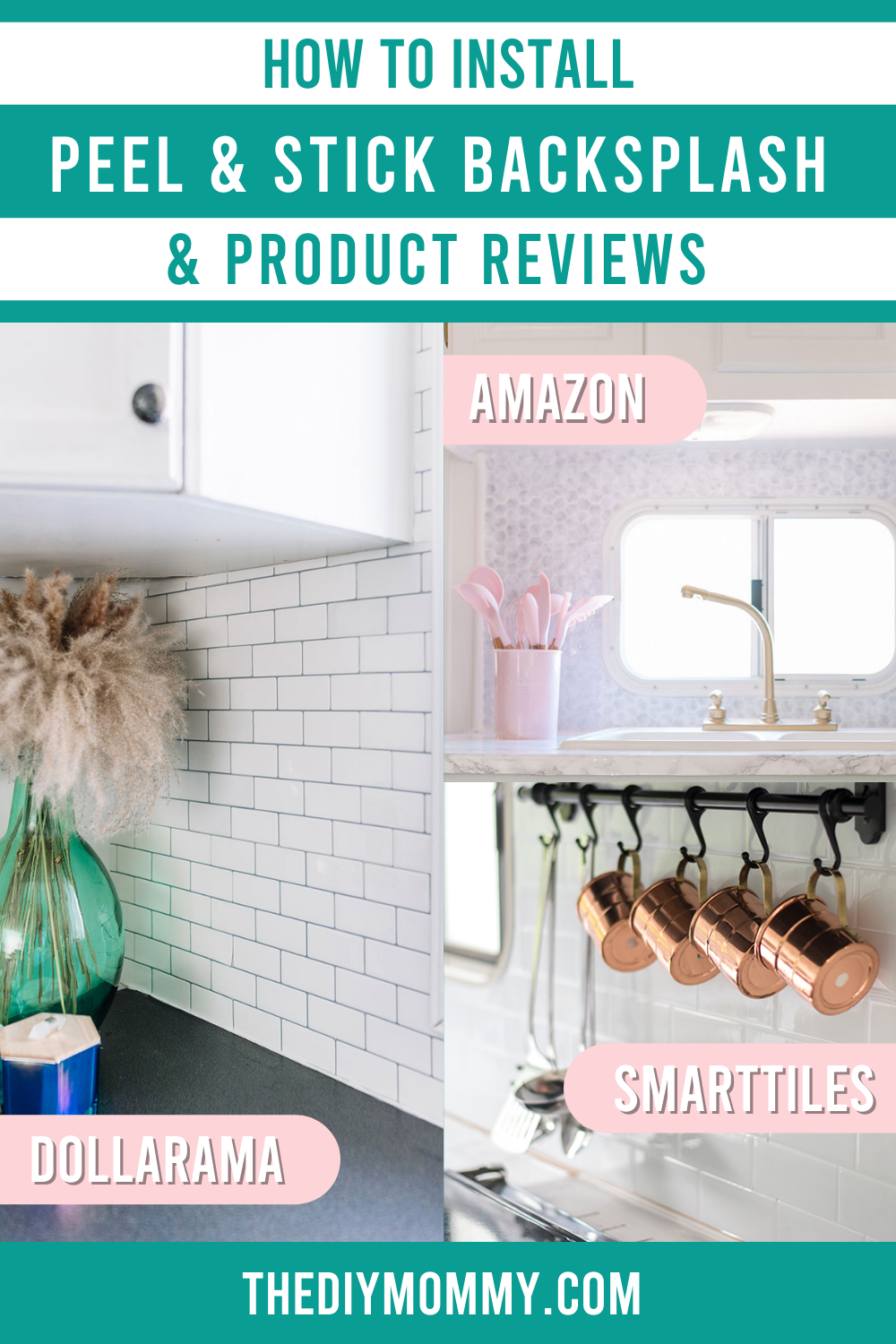How to Install Peel and Stick Tile Backsplash & Product Review