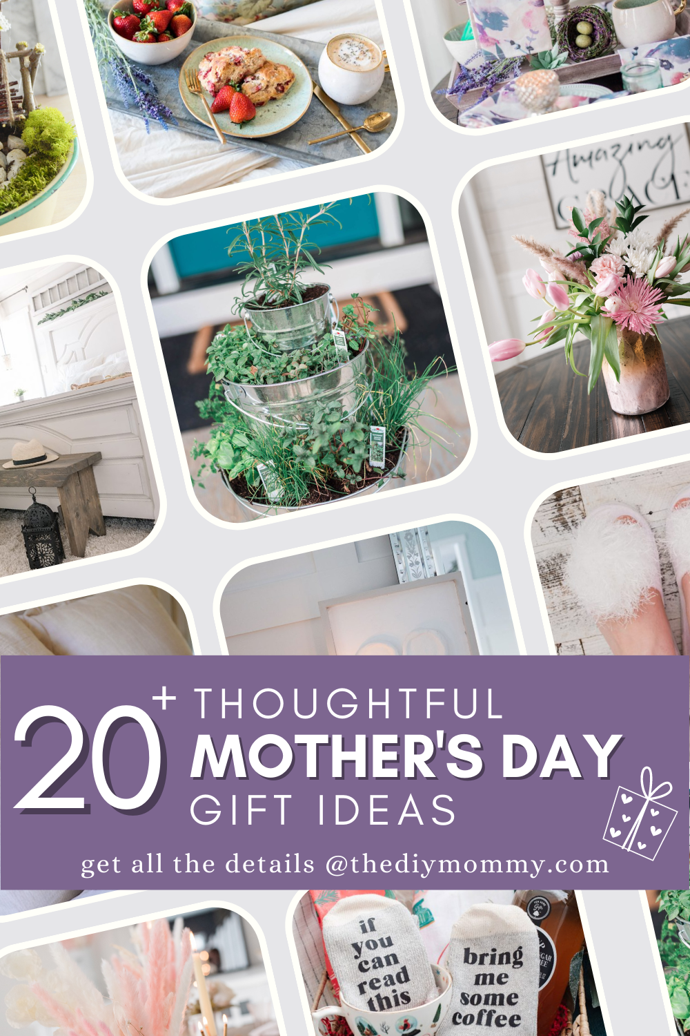 Thoughtful Mother's Day gift ideas can make all the difference, and so many options are available! Here are 22 that are easy and budget friendly!