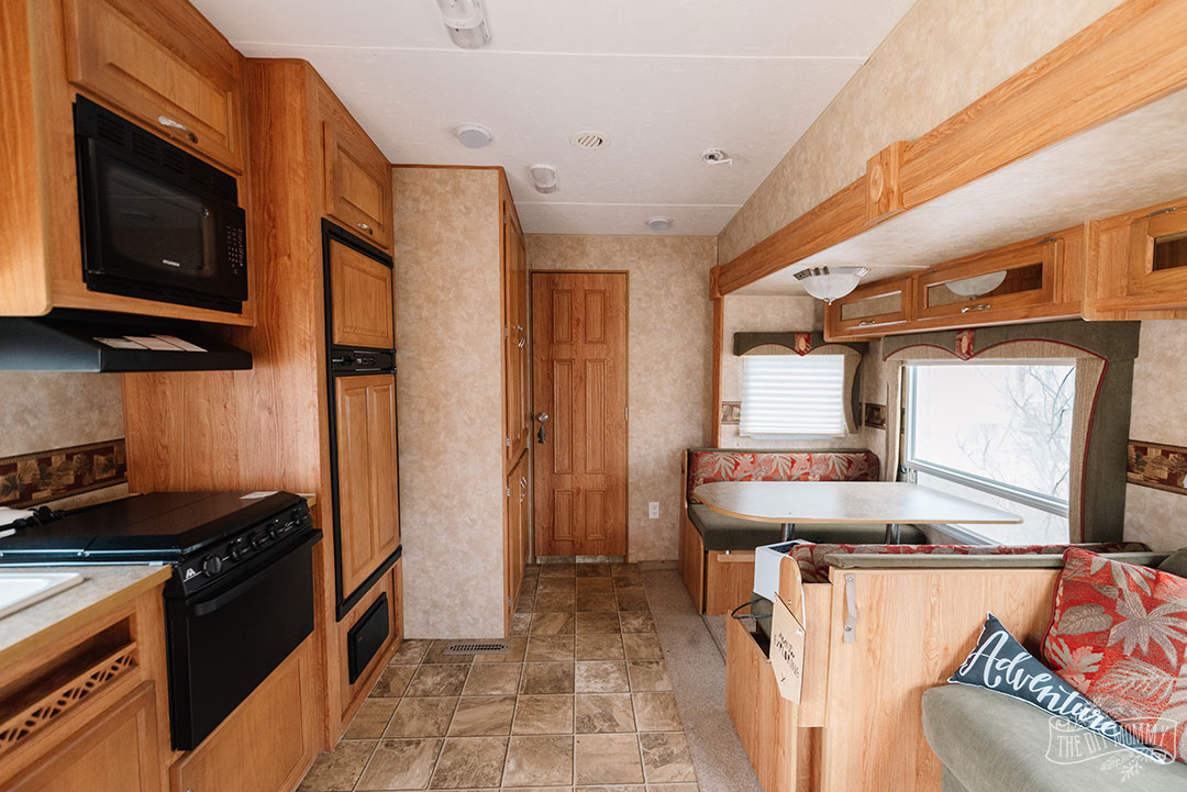 A before tour and renovation plans for Our DIY Camper 2.0. Budget friendly camper remodel ideas!