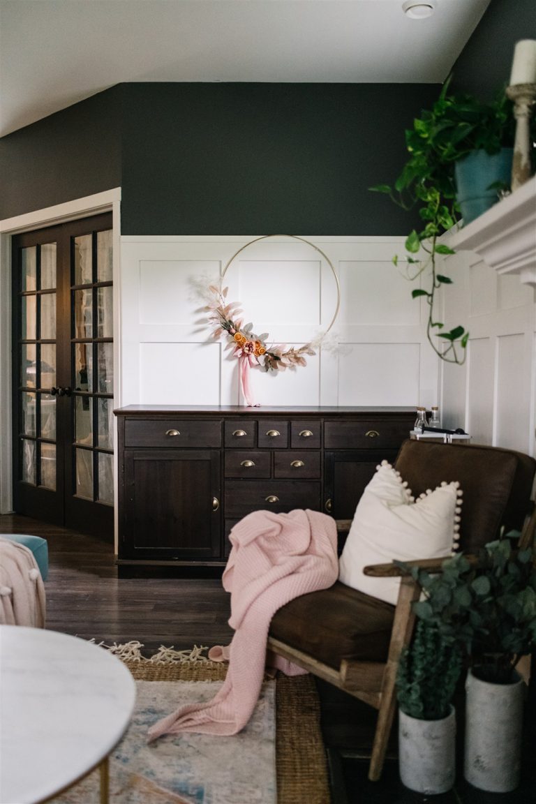 Boho Living Room Fall Decorating Ideas | The DIY Mommy