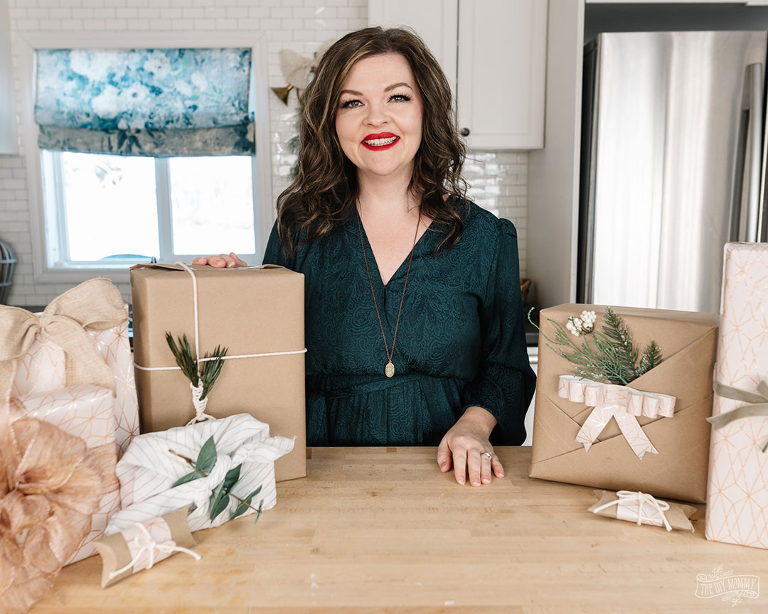 These beautiful gift wrap ideas are inexpensive and easy to recreate!