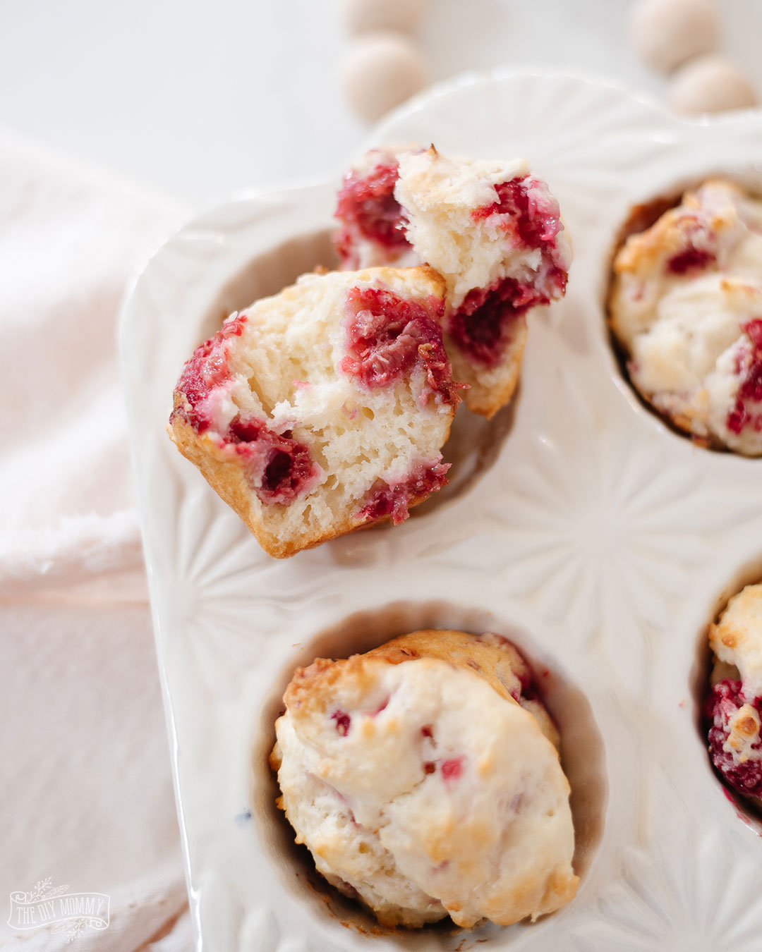This raspberry muffin recipe is extra moist and flavourful with the addition of Greek yogurt. So simple to make!