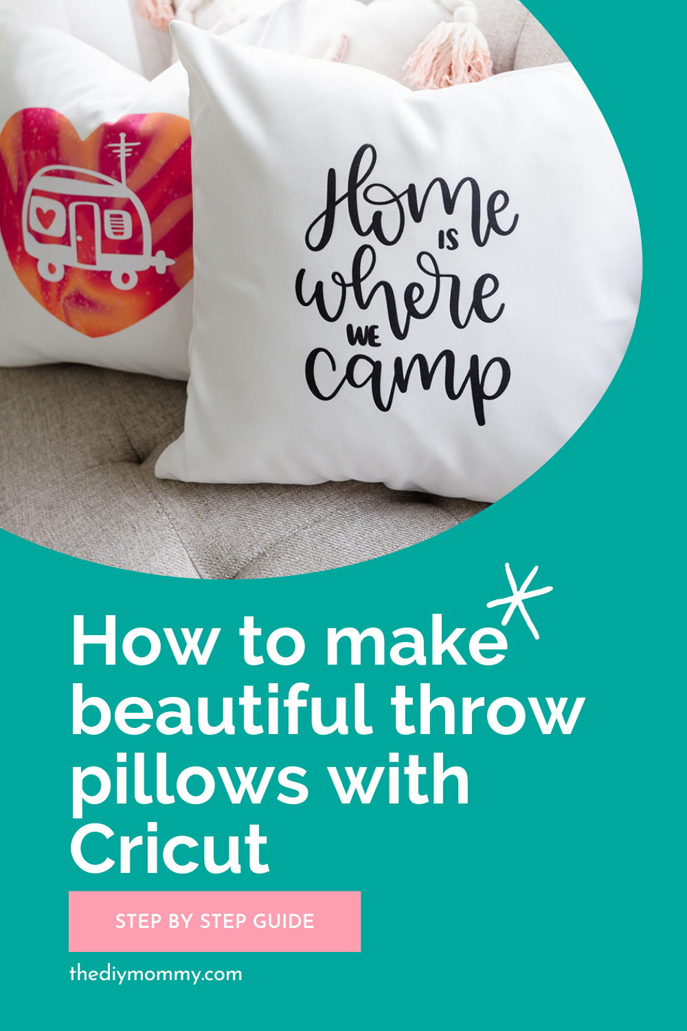 Learn how to make beautiful, professional looking throw pillows with Cricut Infusible Ink.
