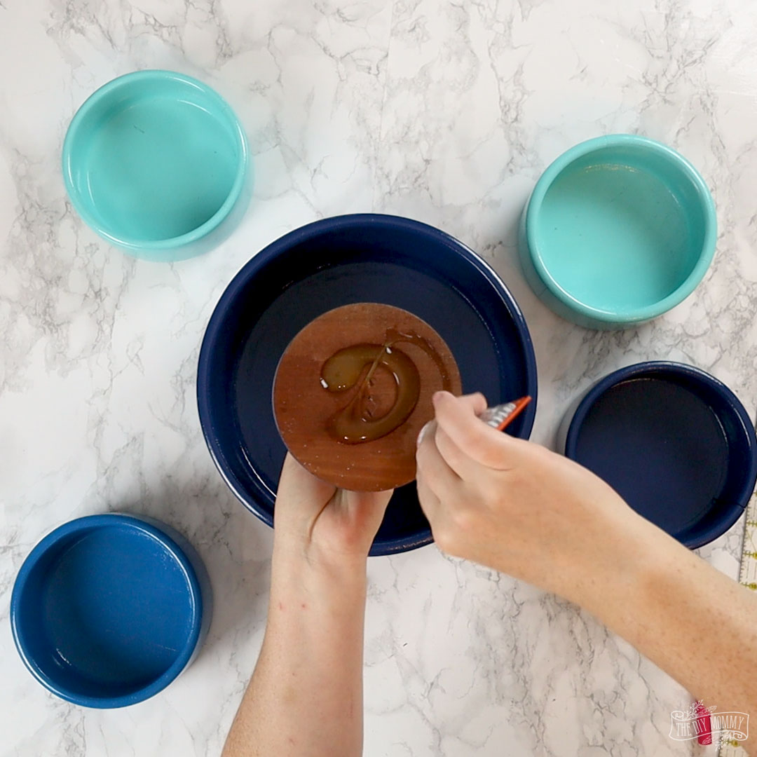 Learn how to make easy DIY tiered trays from thrifted wood bowls and candlesticks