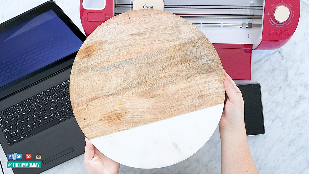 DIY Fall Cutting Board with a Cricut