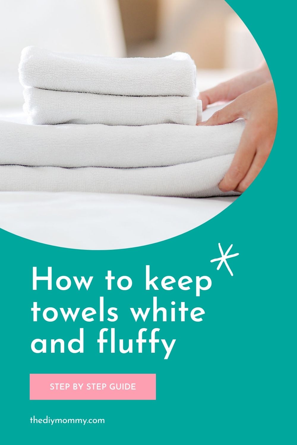 Learn how to keep towels white, fluffy and looking like new with this step by step guide