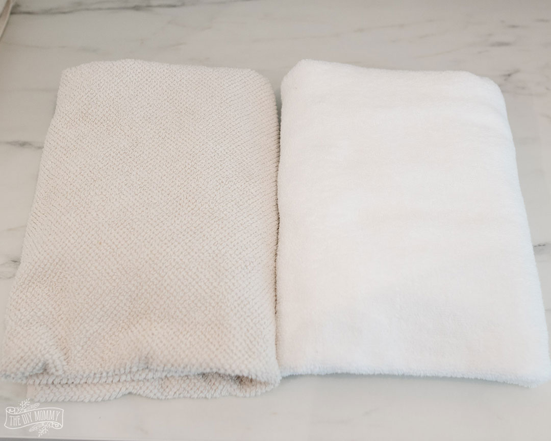 How to keep towels white and fluffy