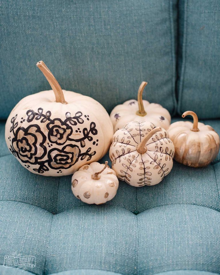5 Painted Pumpkin Ideas with Step-by-Step Instructions