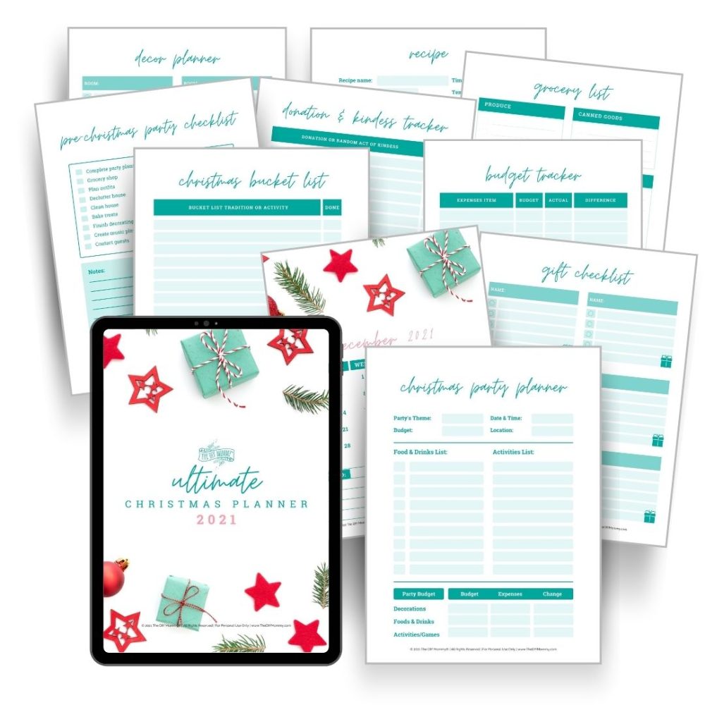 Use this free printable Christmas planner to plan out your holidays for more stress-free time with loved ones.