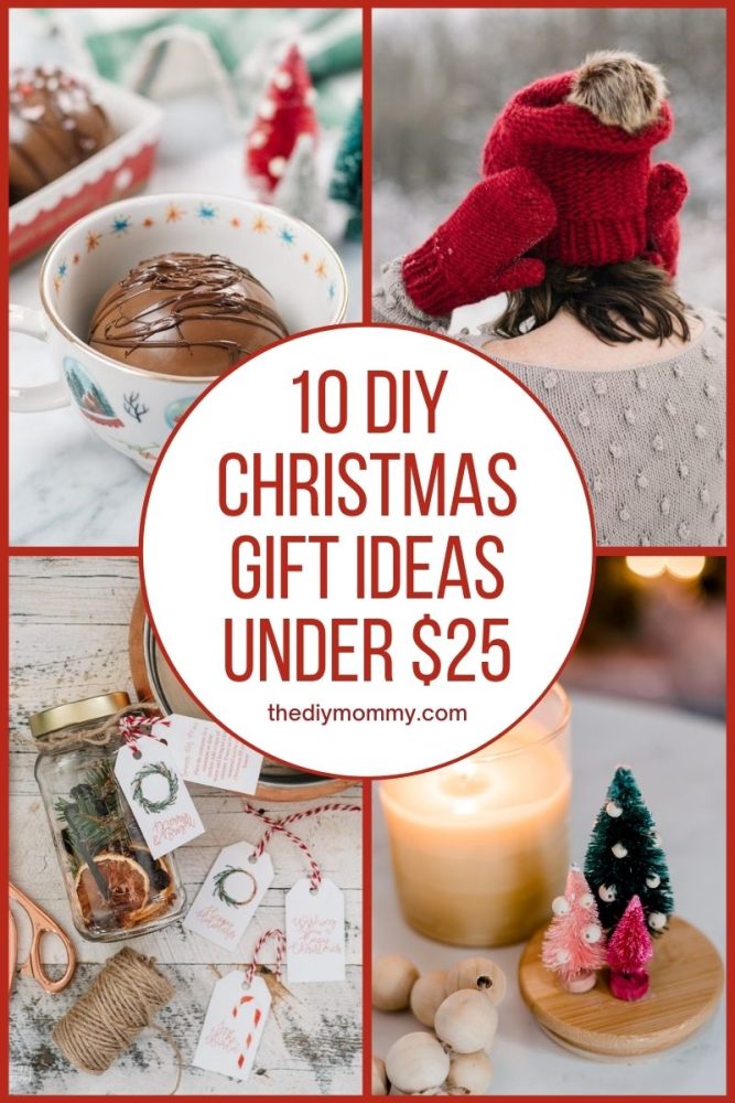 Make your loved ones feel special this holiday season, but don’t break the bank. There are lots of DIY Christmas gifts you can make with $25 or less, and I'm here to share my favourite ten homemade gift ideas!