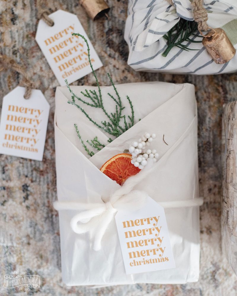 These free printable Christmas gift tags are inspired by the song Carol of the Bells.