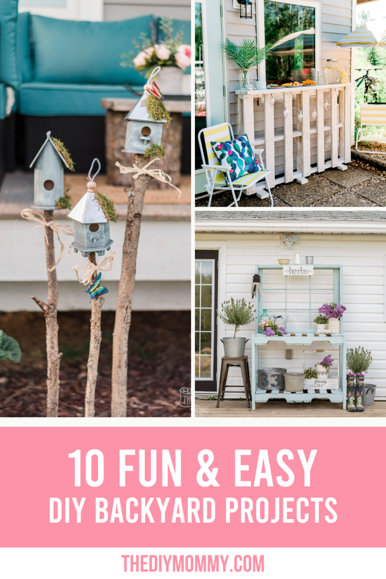 10 Fun & Easy DIY Backyard Projects
