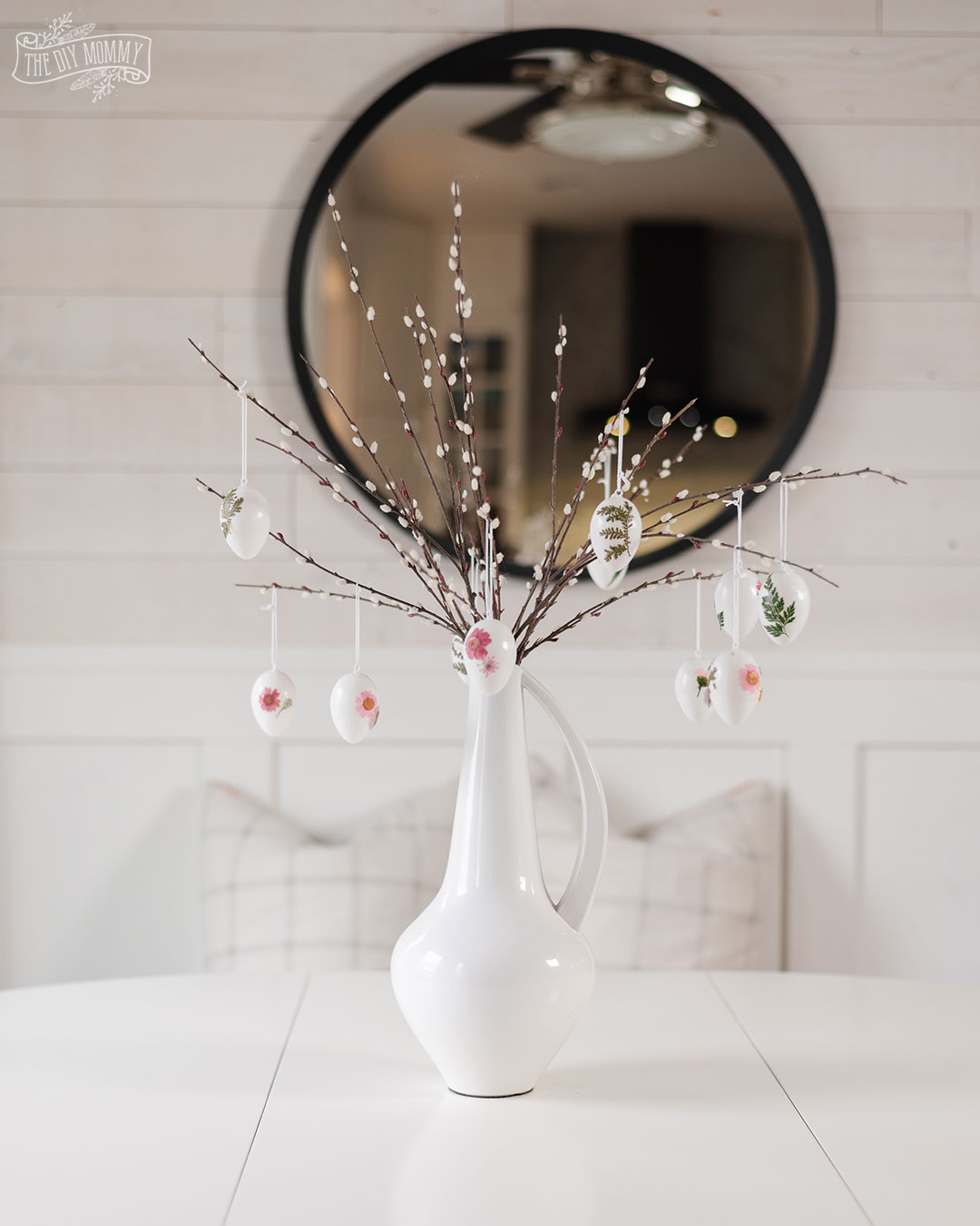 Make a Dried Floral Easter Egg Tree