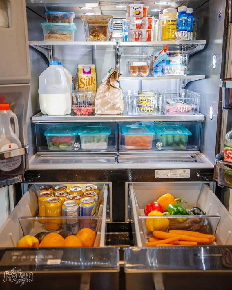 How to clean and organize your fridge in a way that's easy to maintain!