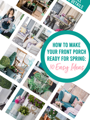10 easy ideas for decorating your front porch for spring
