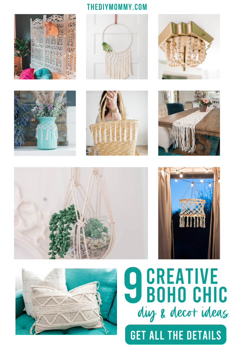 9 Creative Boho Chic DIY & Decor Ideas