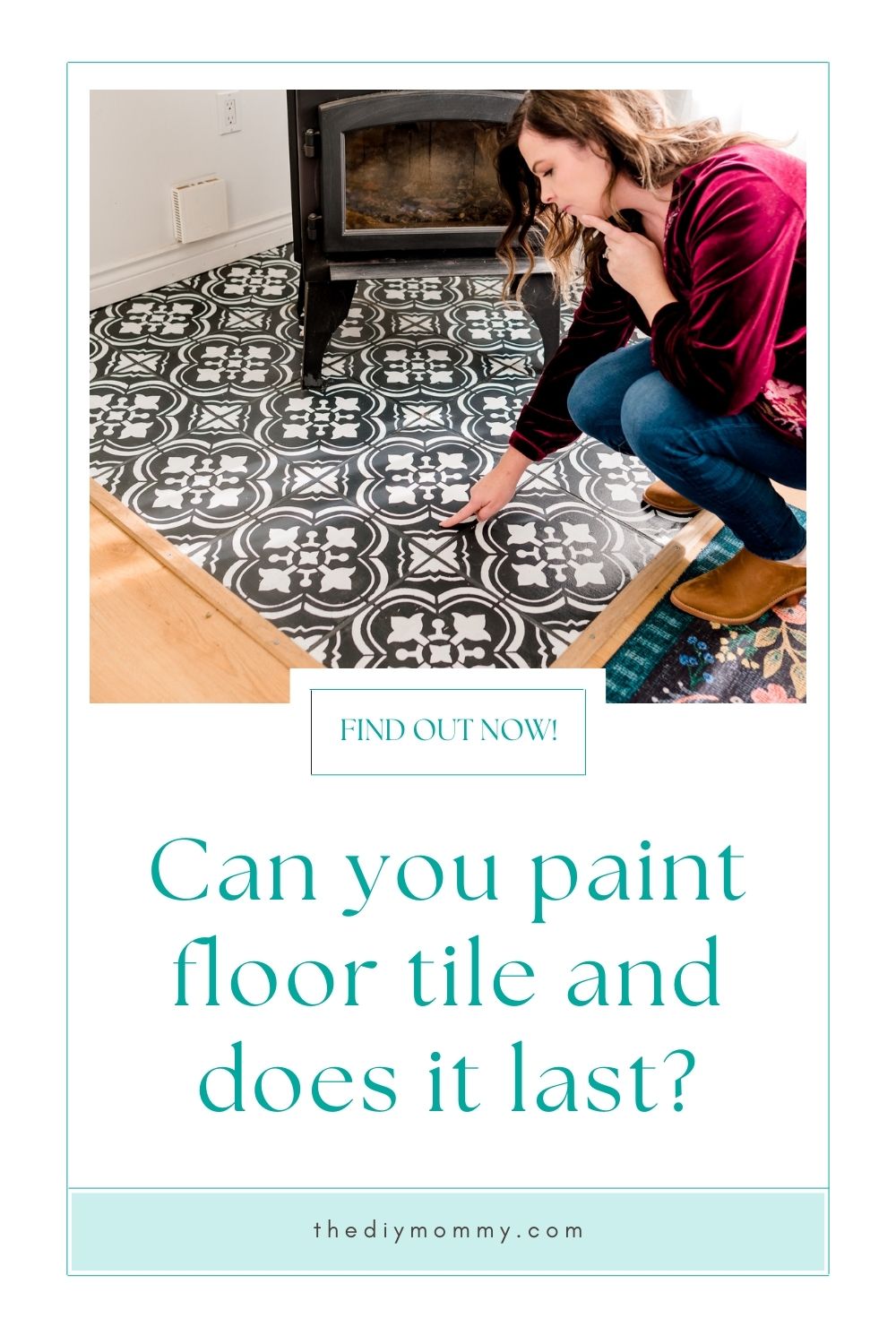Learn how I painted floor tile and how long it's lasted so far.