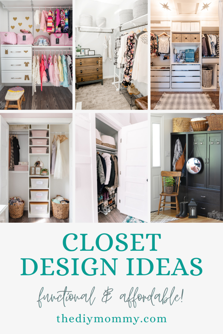Closet Design Ideas: Functional & Affordable!
