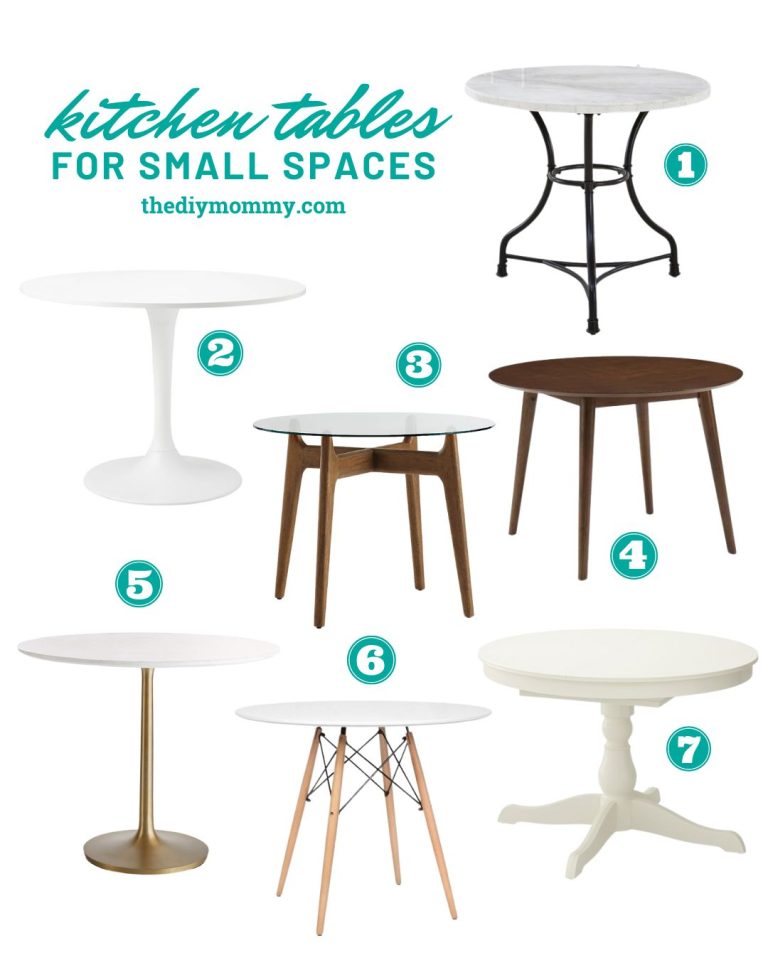 Kitchen Tables for Small Spaces | One Room Challenge Week 4