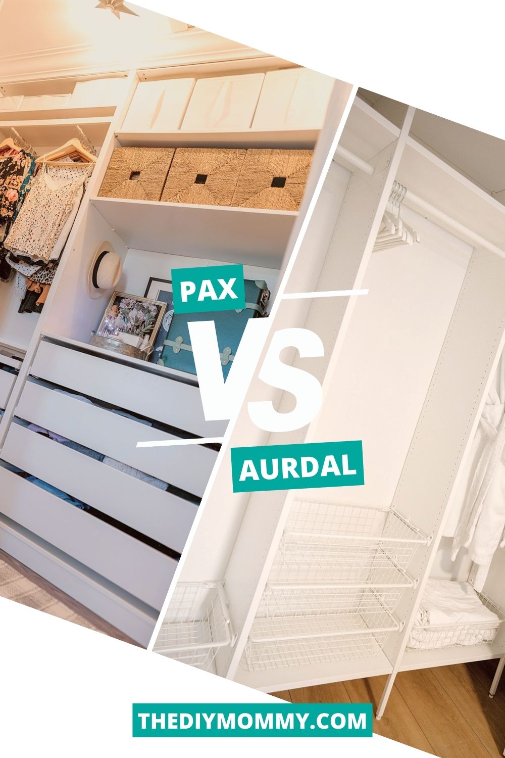 IKEA Closets: Which is the better system - PAX or AURDAL?