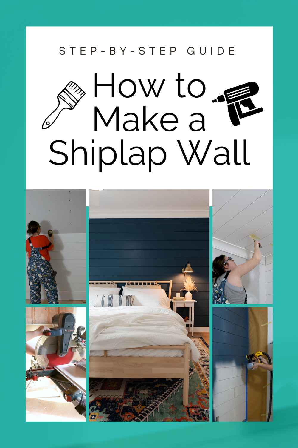Step-by-step guide to installing a shiplap feature wall