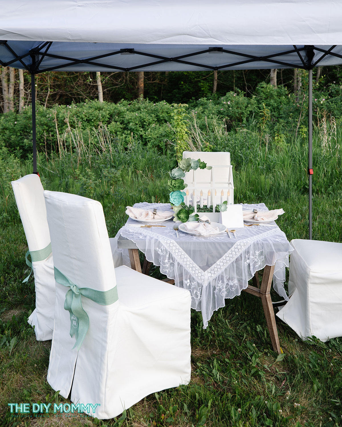 outdoor wedding decorations on a budget